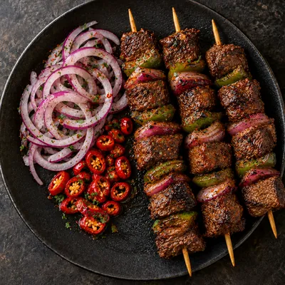 Brochettes de bœuf